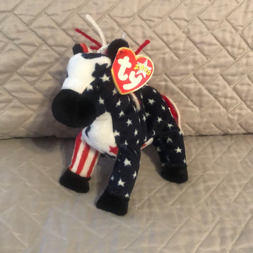 Lefty 2000 Donkey Beanie Baby